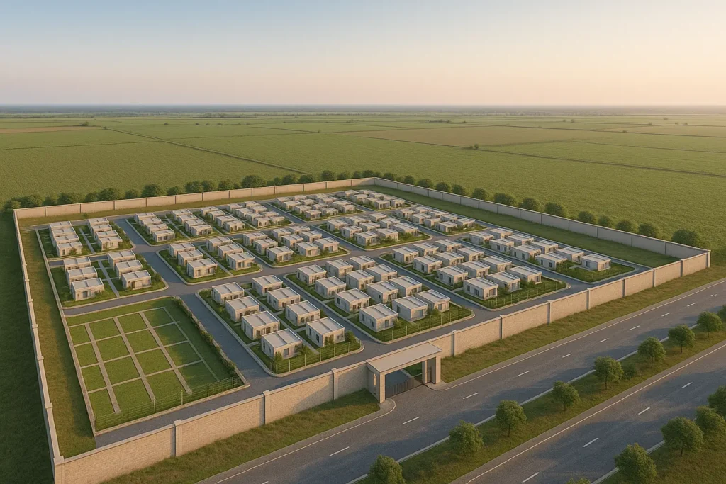 Skymarx Kharkhoda residential plots under DDJAY near Maruti and KMP Expressway